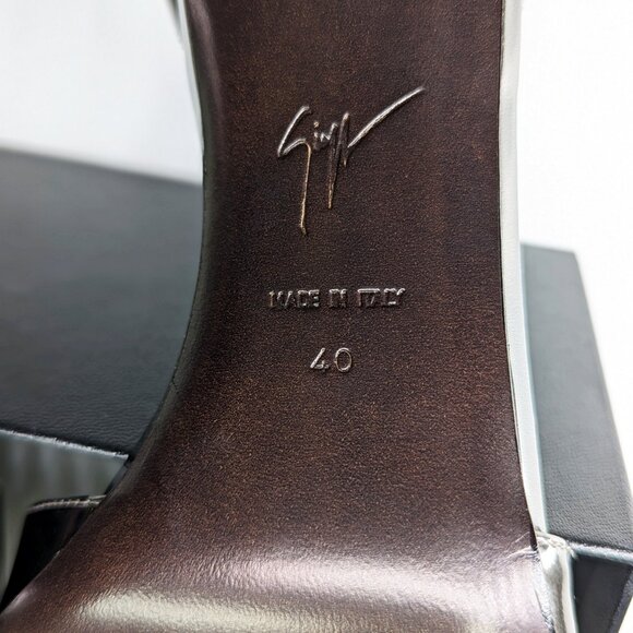 Giuseppe Zanotti Women's Clandestino 90 Slingback Sandals Size 40 (MSRP $850) - Picture 10 of 11